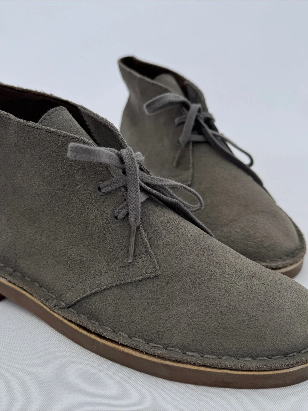 Men's Clarks Original Suede Chukka Boots - Gray